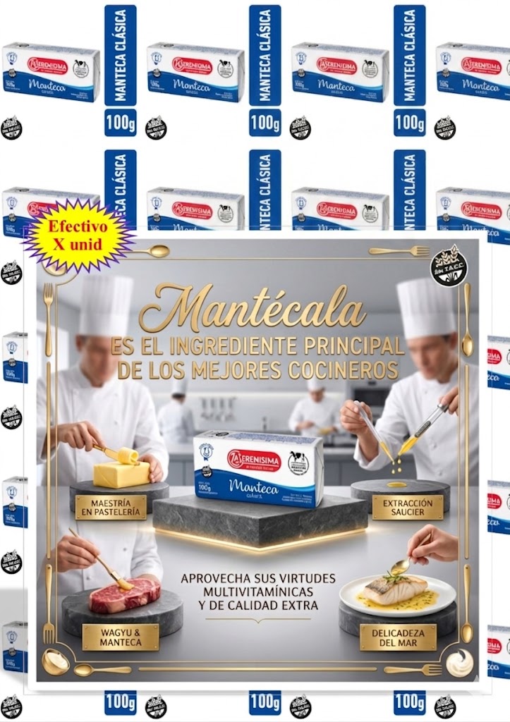 MANTECA LA SERENISIMA 100gr OFERTA